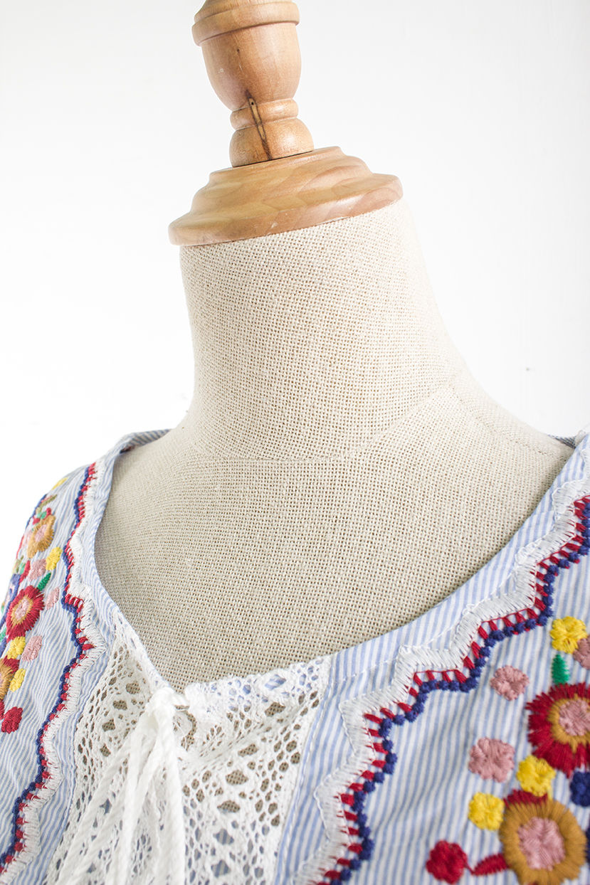 Thumbnail: Lacole Embroidered Blouse