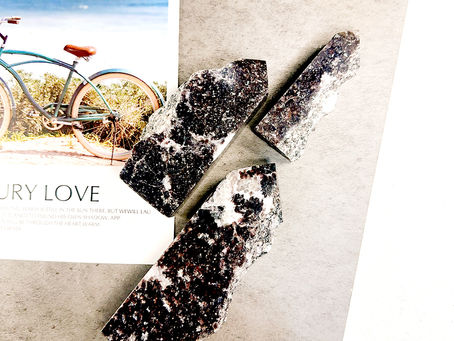 AAA Colorado Biotite Mica Raw Skin Slice - Start trusting your gut!