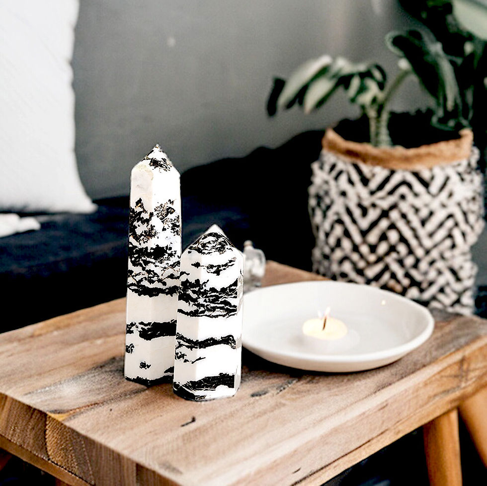 Thumbnail: White Zebra Jasper Towers