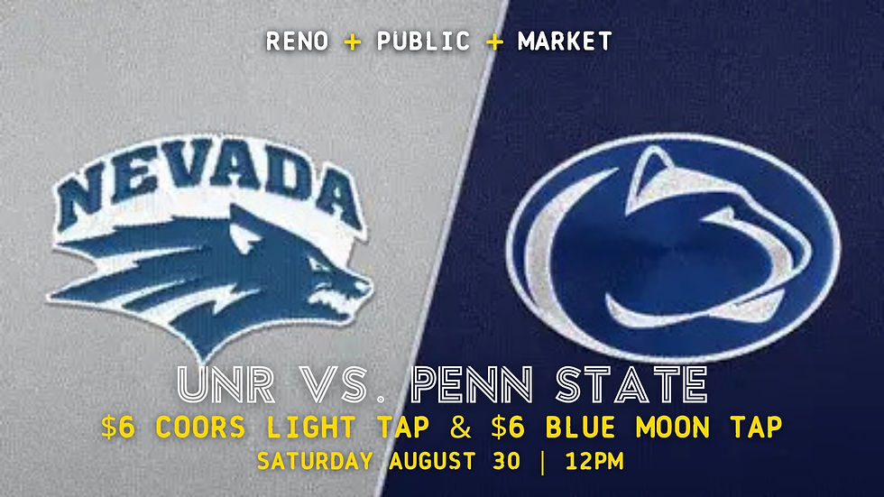 UNR vs. Penn State Watch Party at Reno Public Market