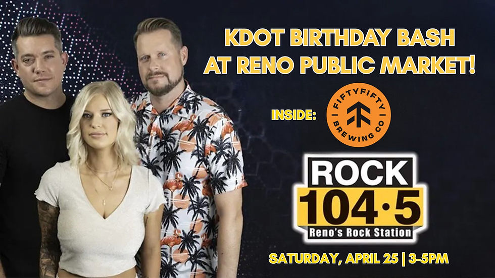 KDOT Birthday Bash at Reno Public Market | Win VIP Aftershock Tickets