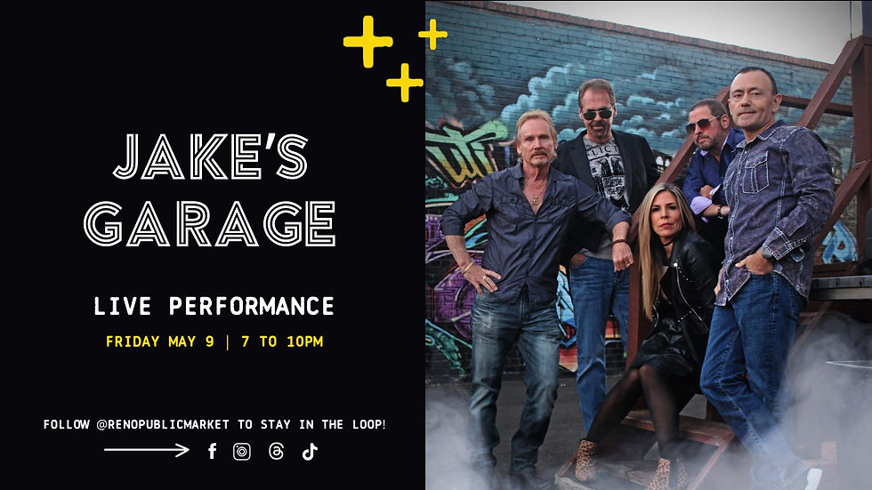 Jake's Garage 5.0 | Live at Reno Public Market