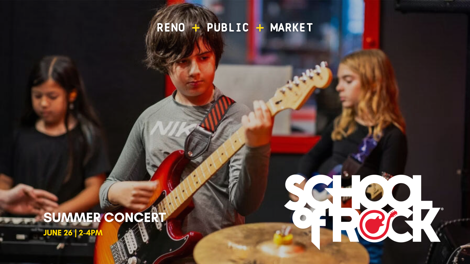 Rock Reno Half School Of Rock Summer Concert | Reno Public Market