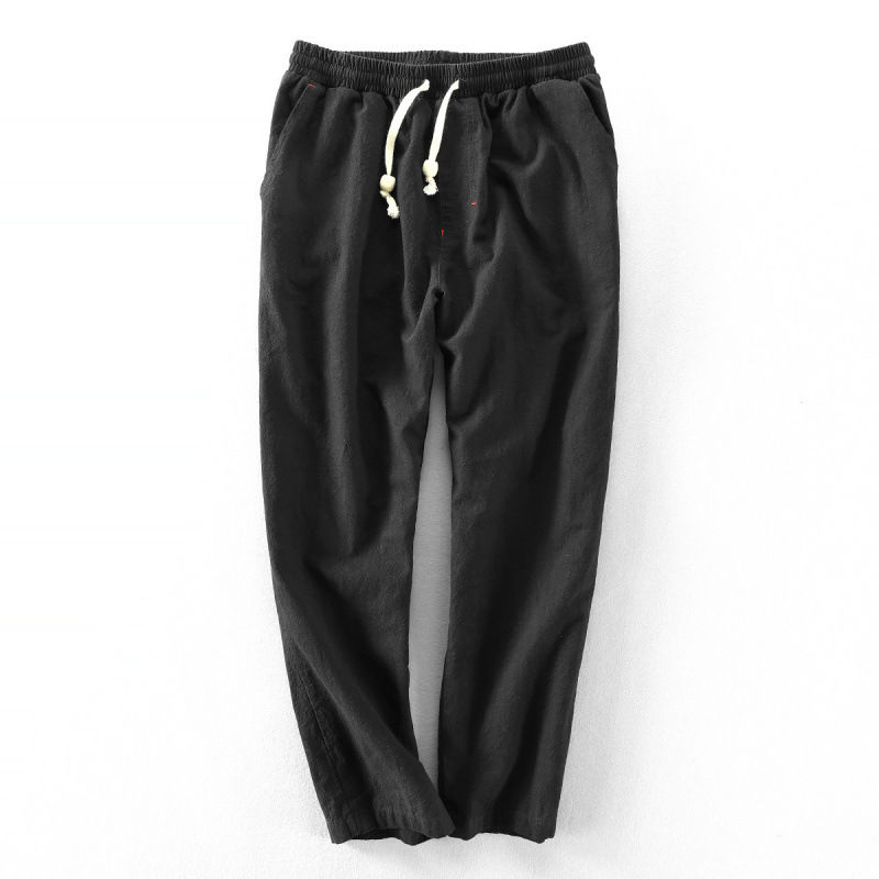 Thumbnail: Men Linen Casual Loose Pants