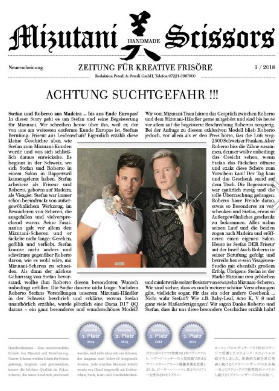                               Interview MIZUTANI SCISSORS 