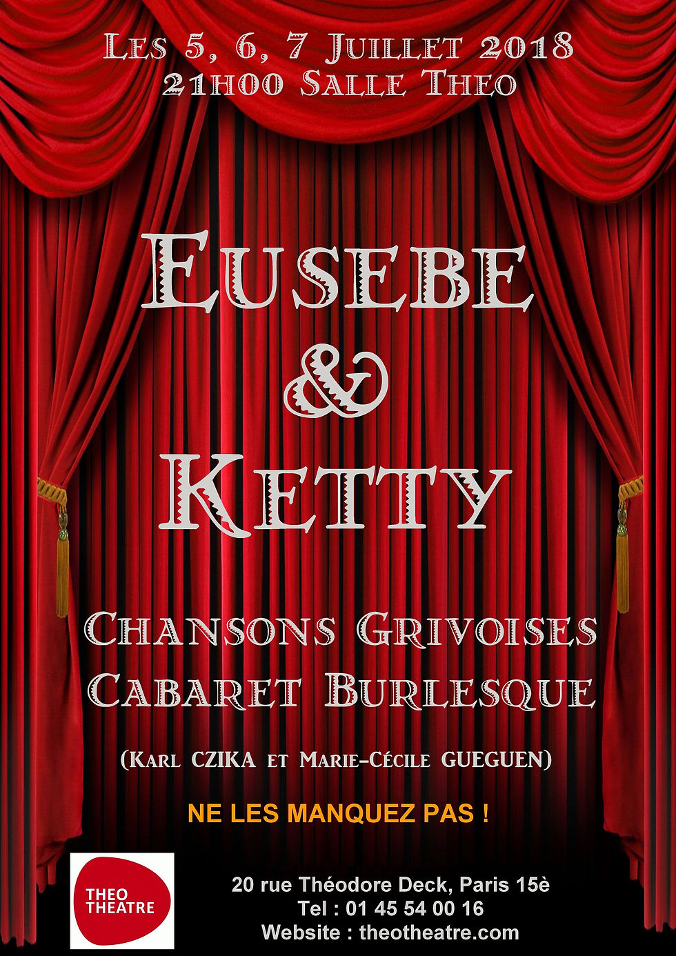 Affiche Théo Théâtre