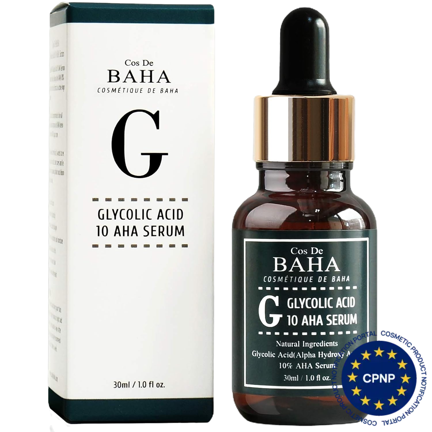 Cos de BAHA - Glycolic Serum (G), 30ml