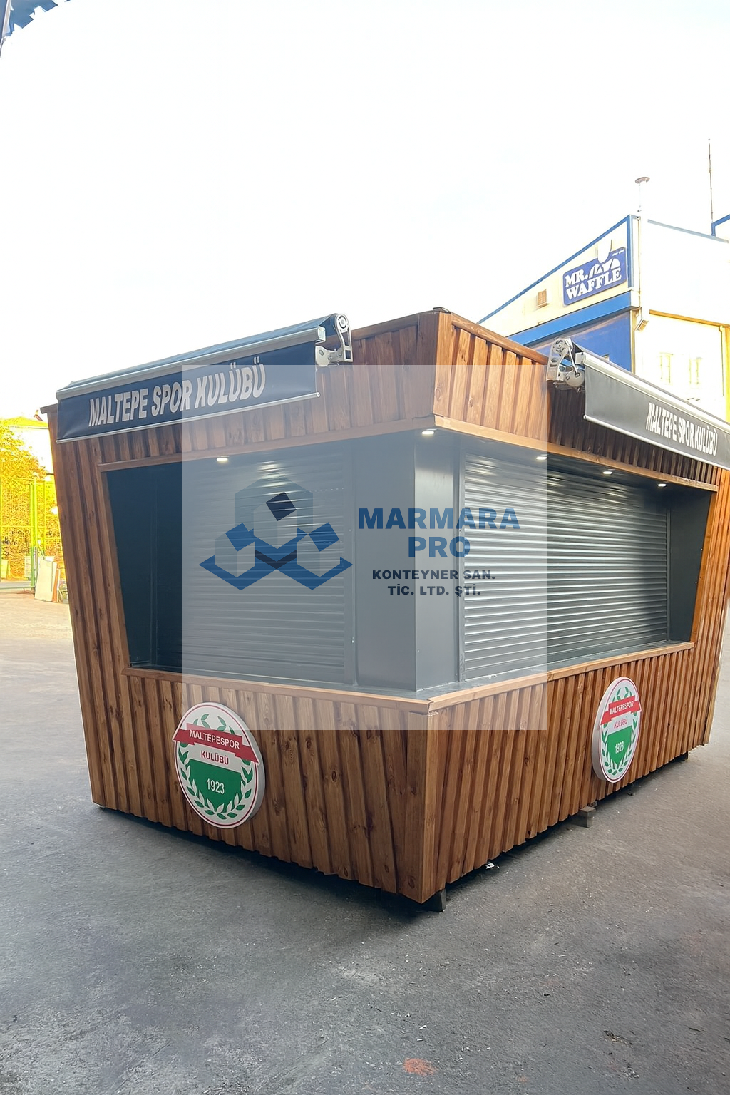 Ahşap Cafe Konteyner Özel Tasarım