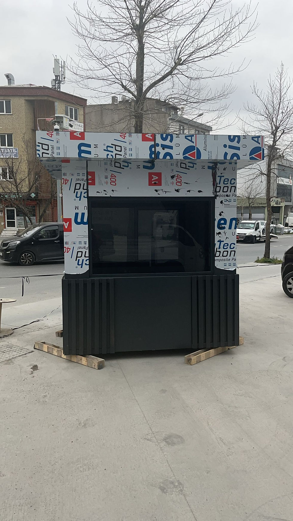 Küçük resim: 175x210 Güvenlik Kabini Kompozit Giydirmeli