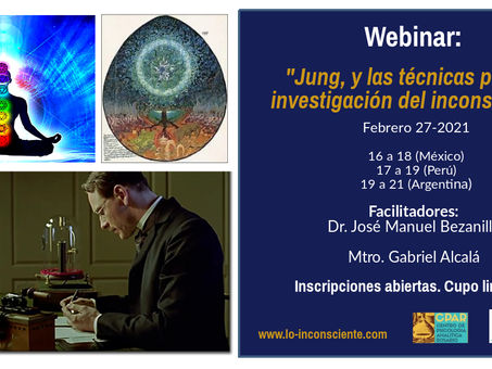 WEBINAR: "Jung y las técnicas para la investigación del Inconsciente".