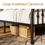 Thumbnail: owego_home_furnishings_farmhouse_bed_black_metal_king_size_storage_underneath