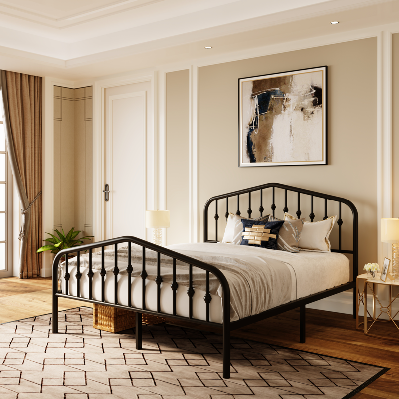 owego_home_furnishings_farmhouse_bed_black_metal_king_size