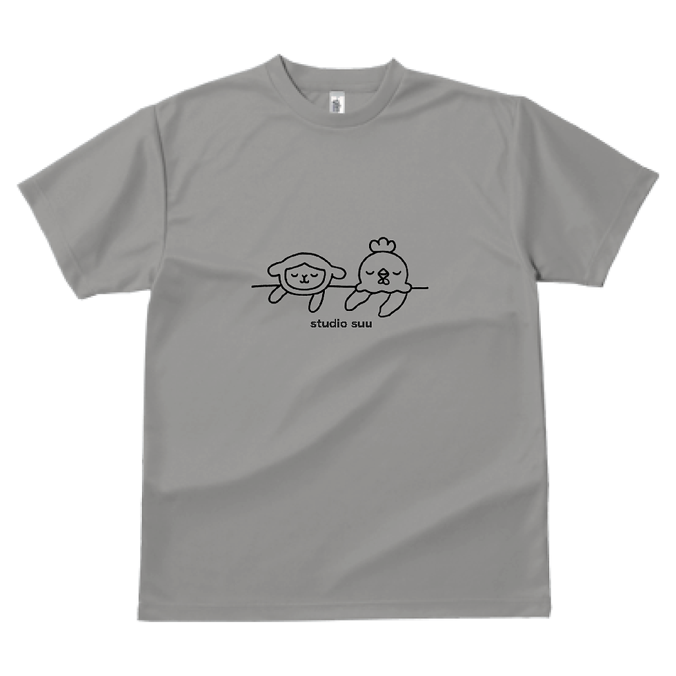ヨガTシャツ（グレー）Mサイズのみ