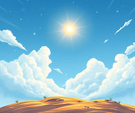 A heading image that refers to the bright sky yet feels grounded, like healthy excitement