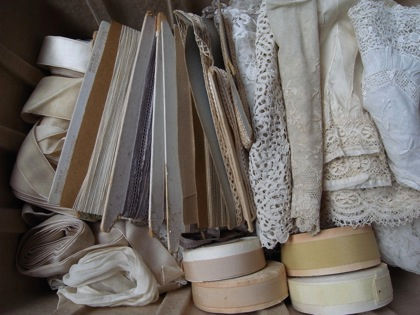 アンティークレースリボン