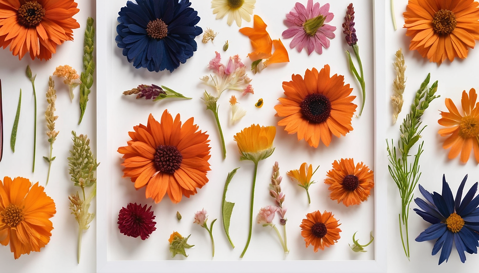 Flower Pressing Workshop Extravaganza