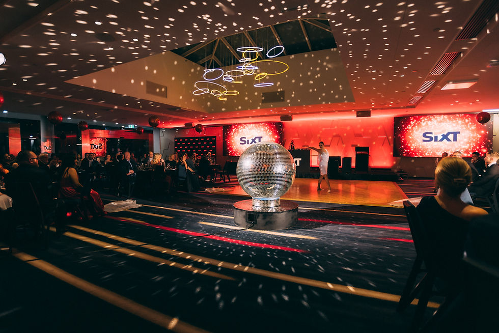Ballroom transformation for corporate client at RACV Royal Pines Resort