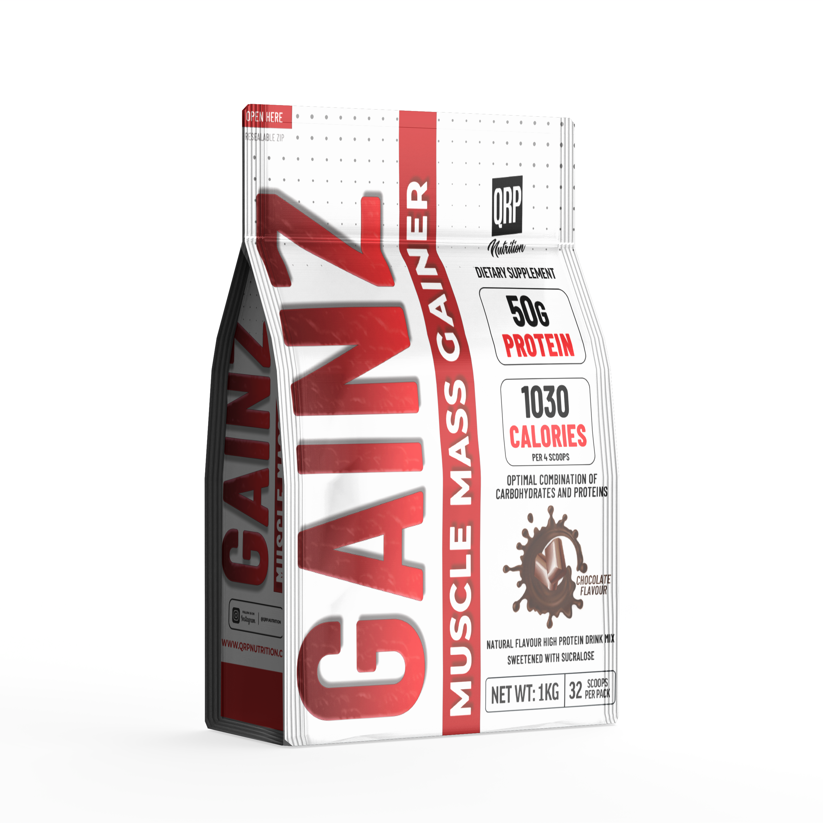 QRP Nutrition GAINZ Muscle Mass Gainer