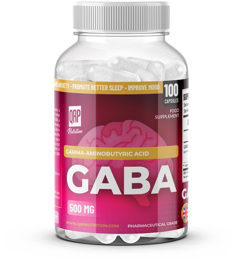 Thumbnail: QRP Nutrition GABA 500mg 100 veg. capsules