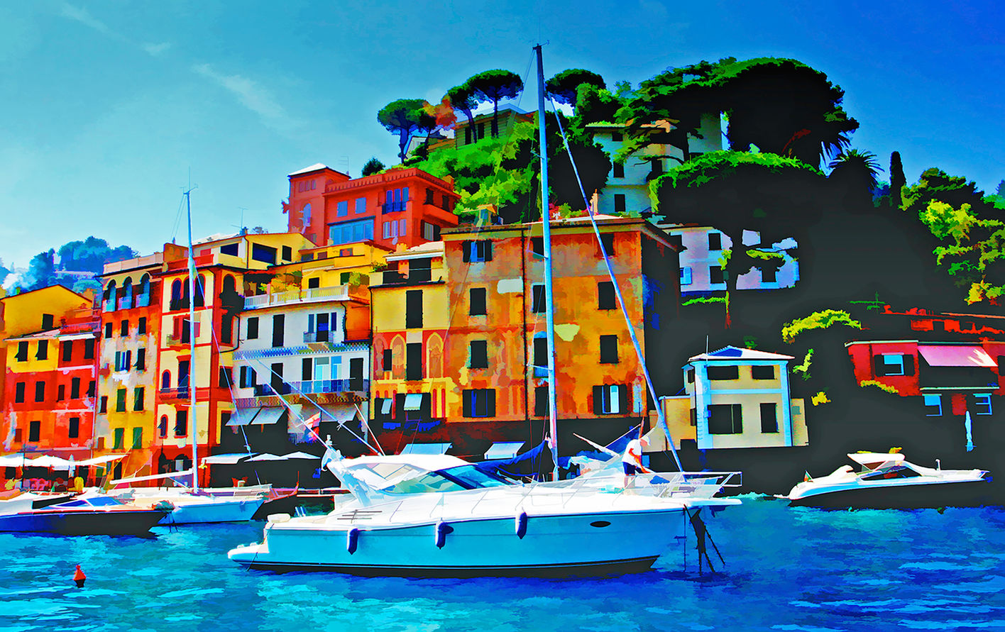 Fine art photo of Portofino, Italy 