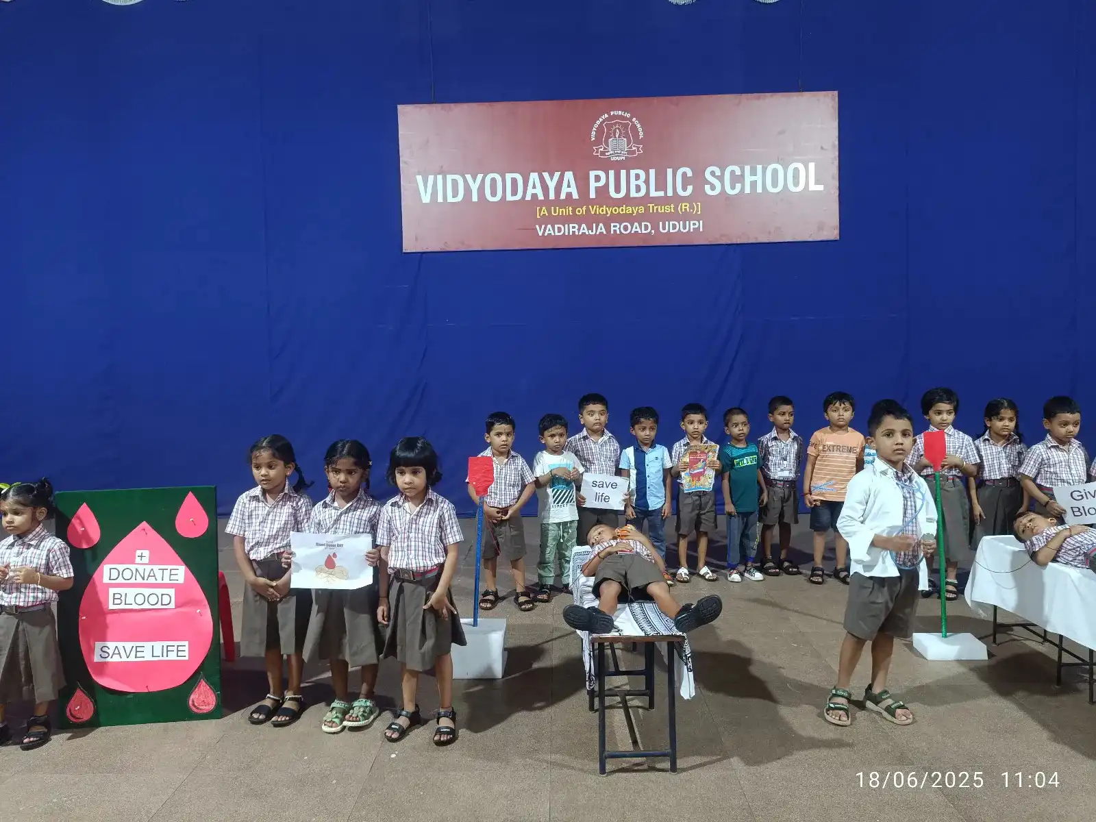 Vidyodaya Public School World Blood Donor Day