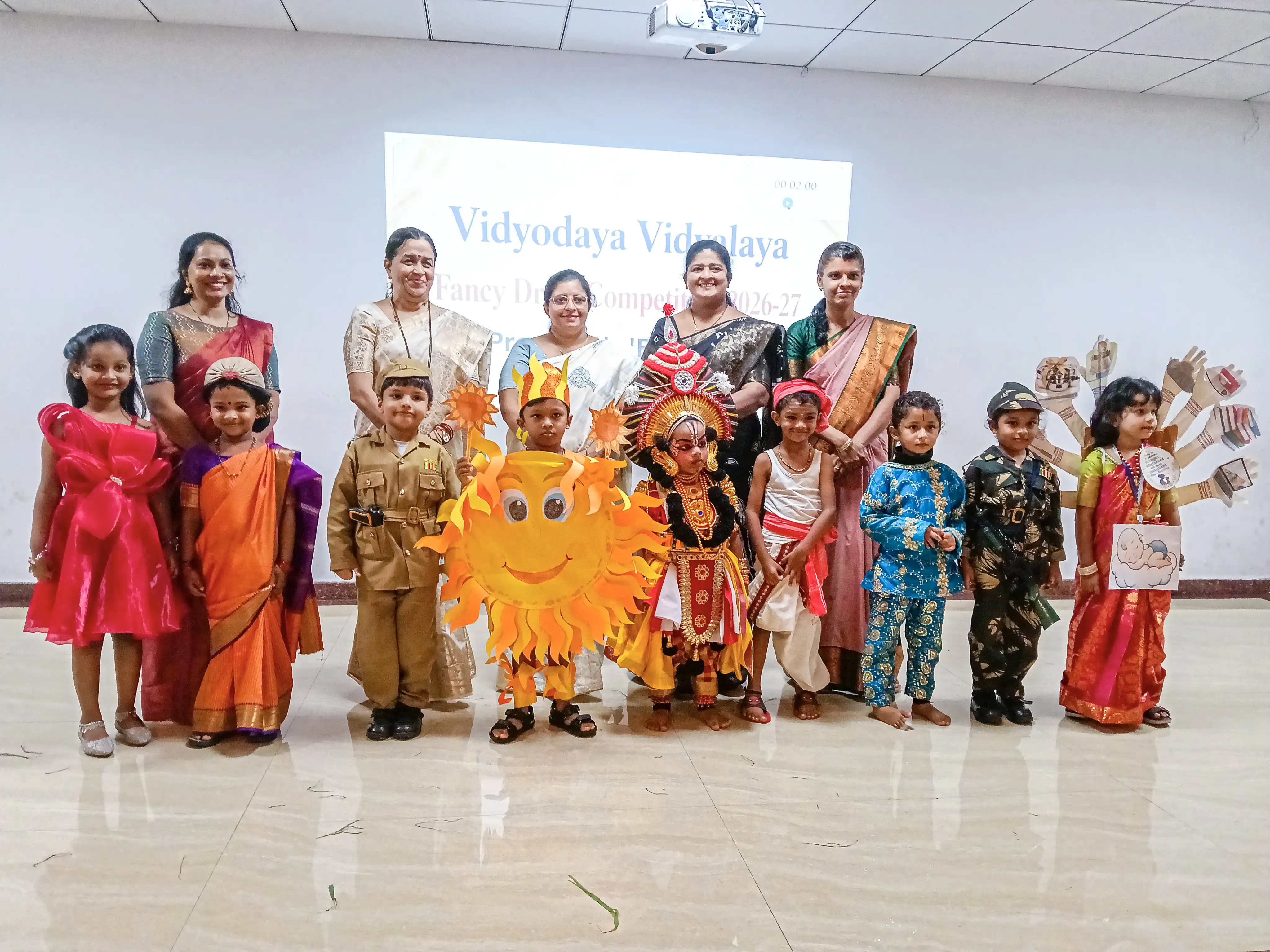 Vidyodaya Public School conducts Fancy Dress Competition for Prep II students