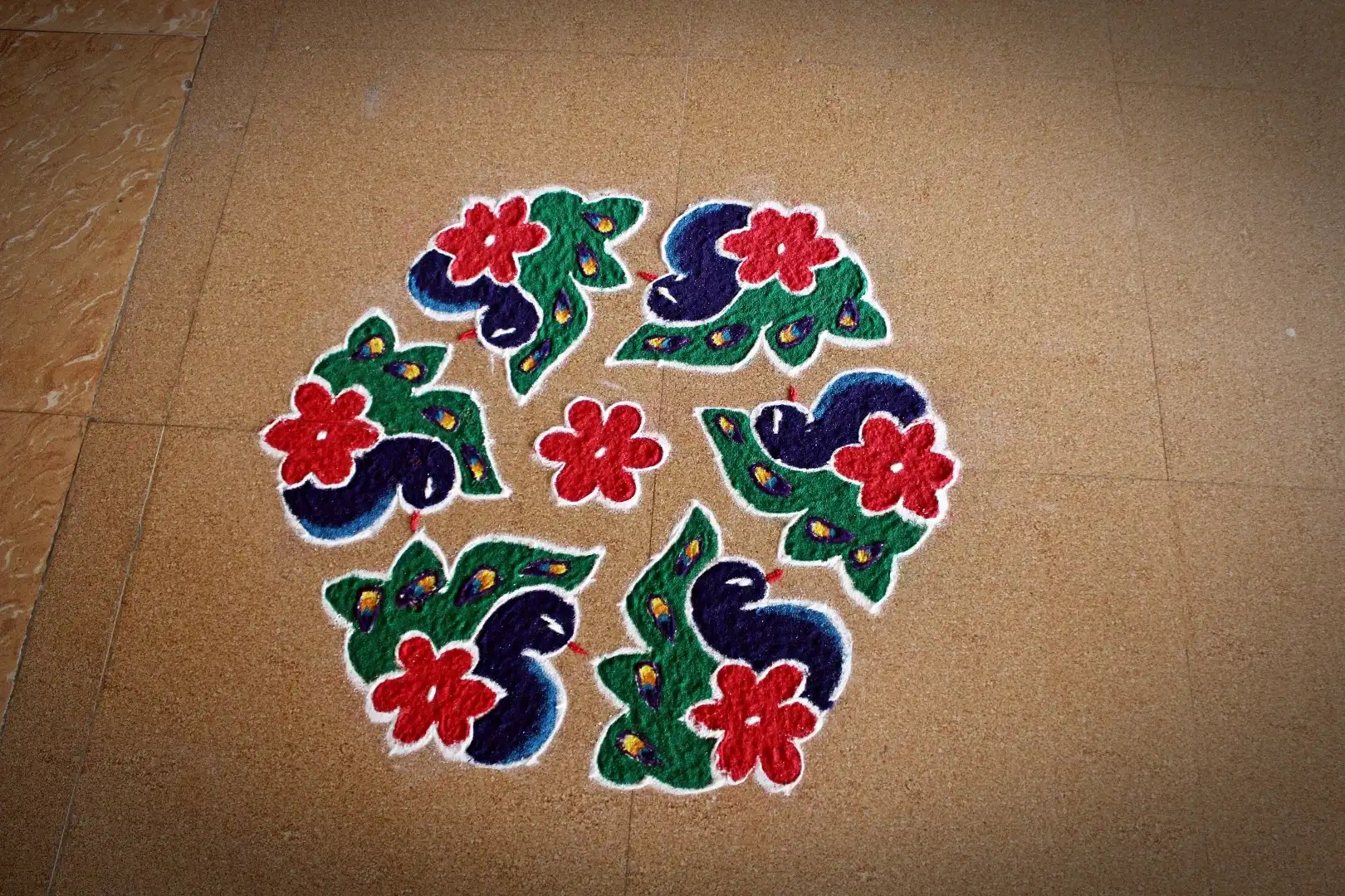 Rangoli Competition held at Vidyodaya P U College, Udupi