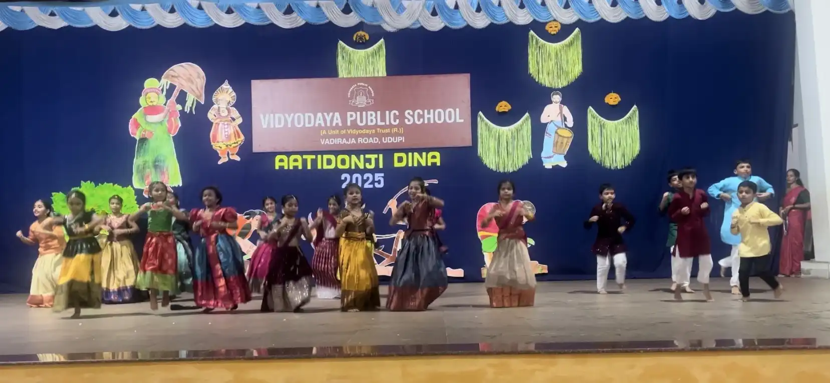 Vidyodaya Public School Udupi Celebrating Aatidonji Dina