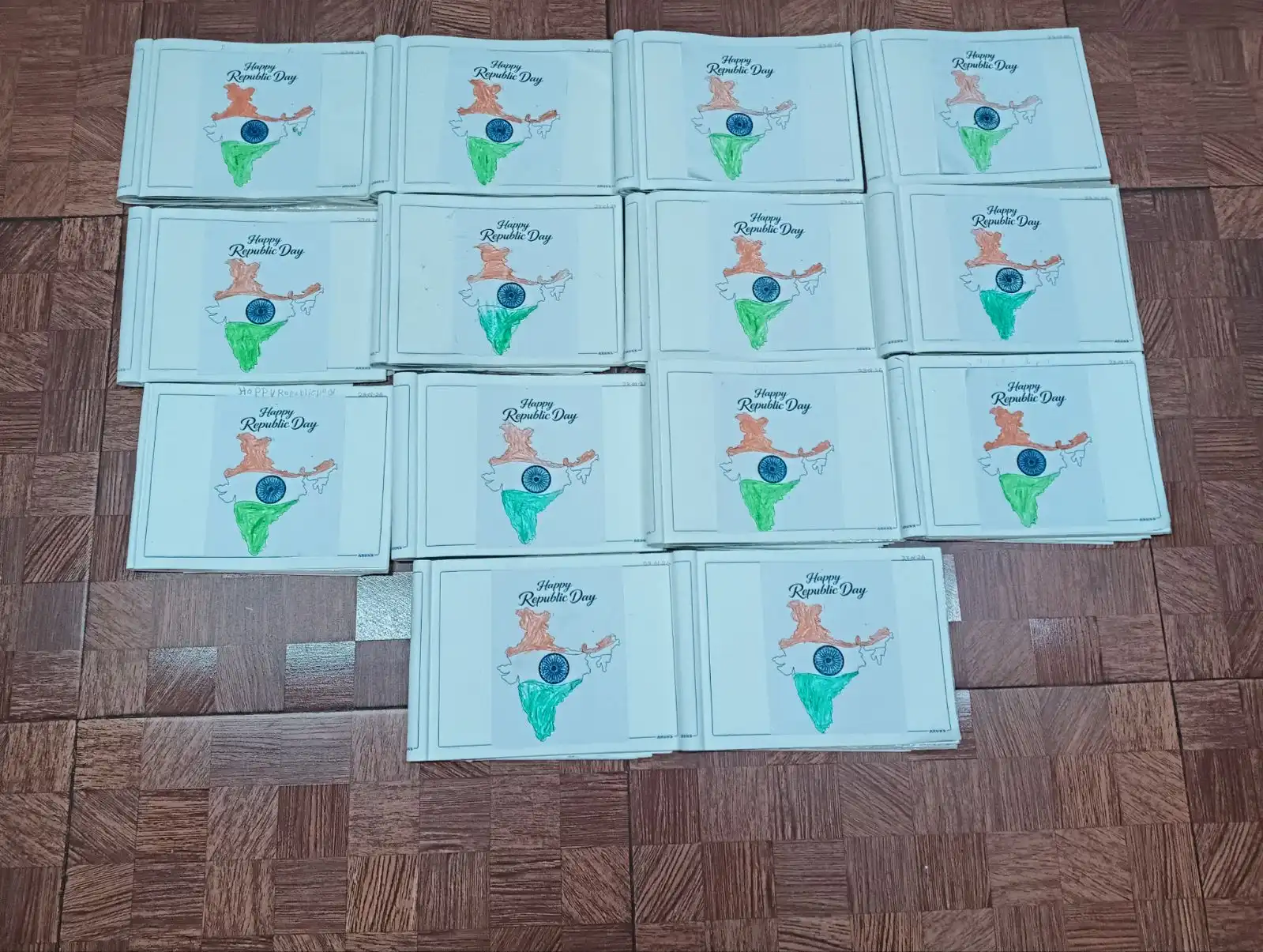 Republic Day activity for pre-primary students