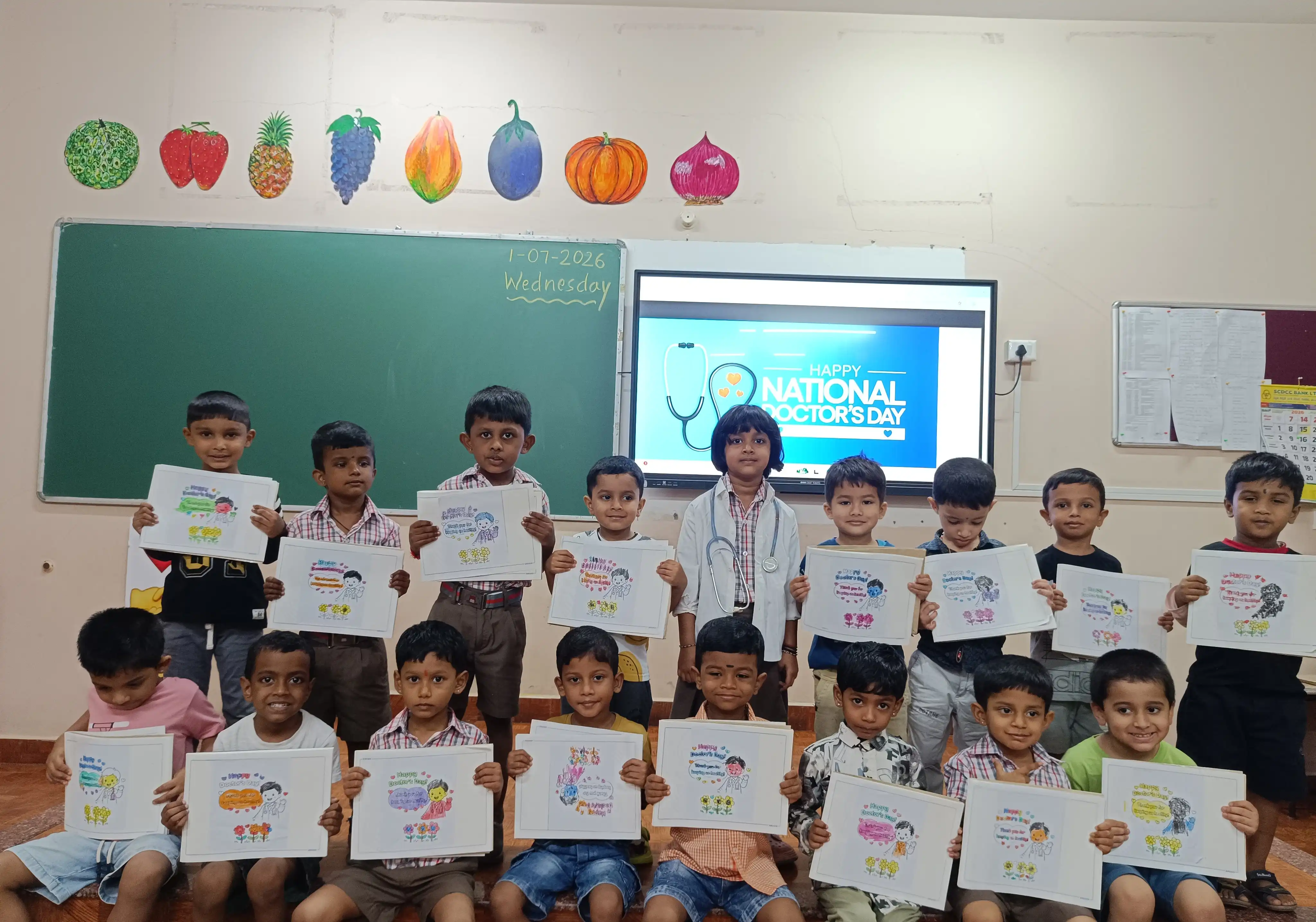 Doctor's Day Activity at Vidyodaya Public School