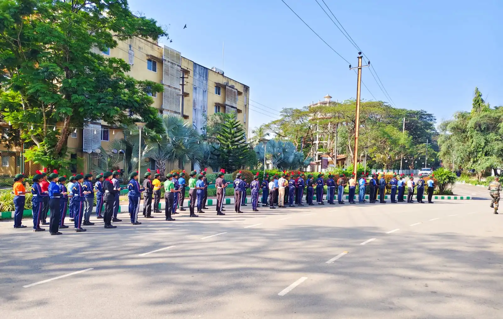 NCC cadets of Vidyodaya Public School at CATC Manipal