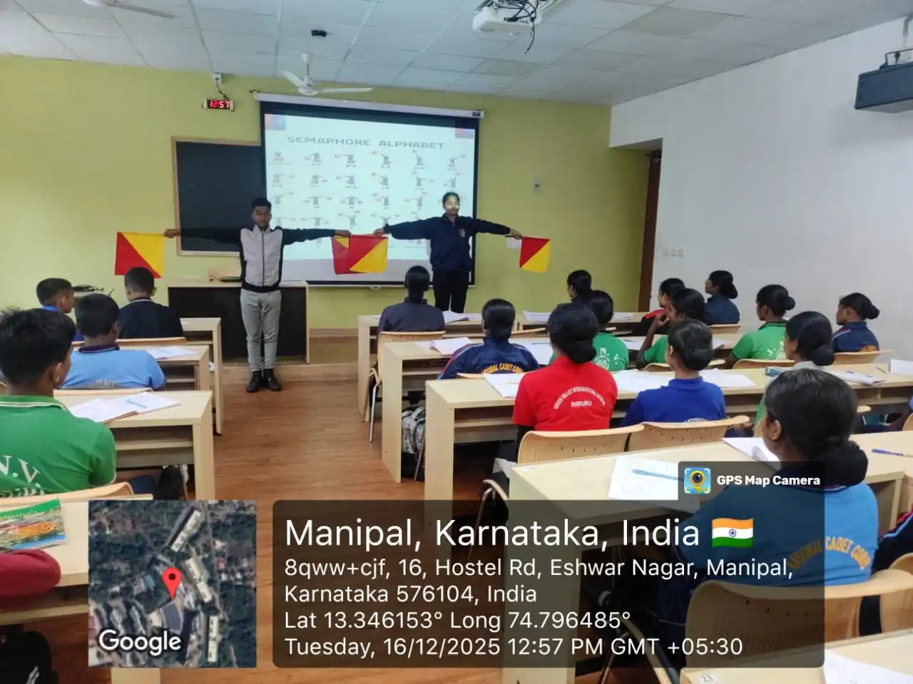 NCC cadets of Vidyodaya Public School at CATC Manipal