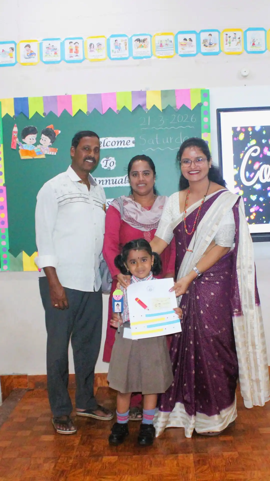 UKG Graduation Day 2026 and Merit Certificate Distribution at Vidyodaya Public School