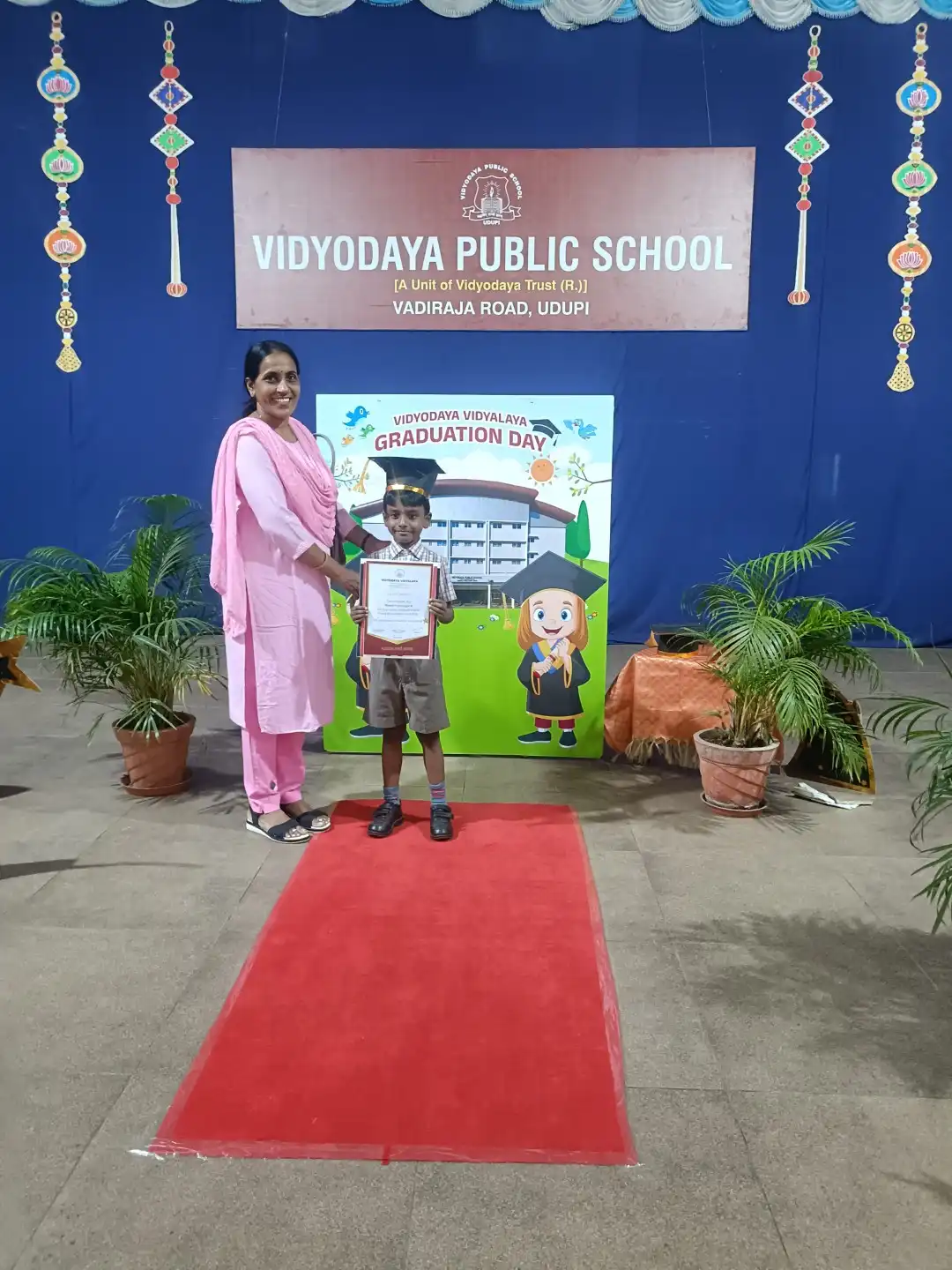 UKG Graduation Day 2026 and Merit Certificate Distribution at Vidyodaya Public School