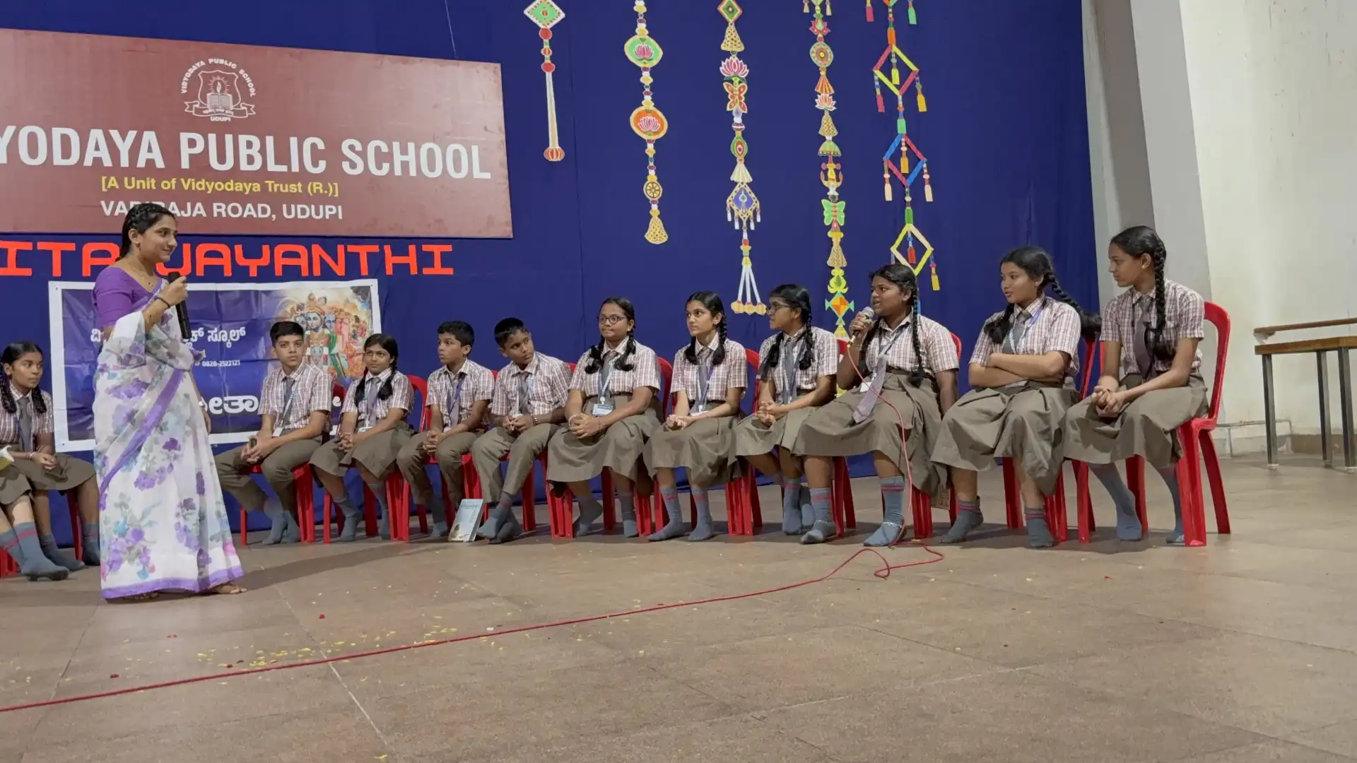 Gita Jayanthi Celebration at Vidyodaya Public School