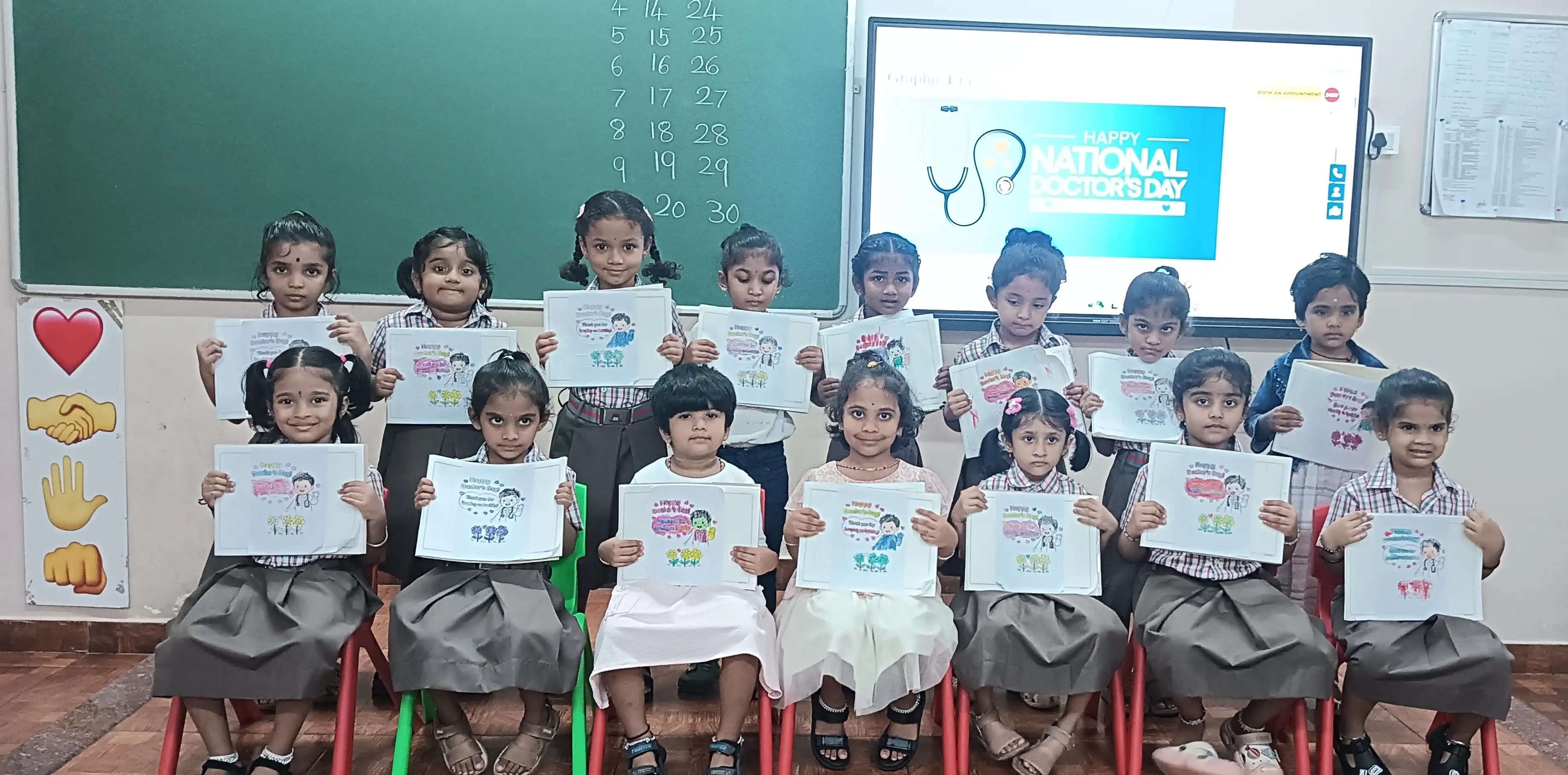 Doctor's Day Activity at Vidyodaya Public School