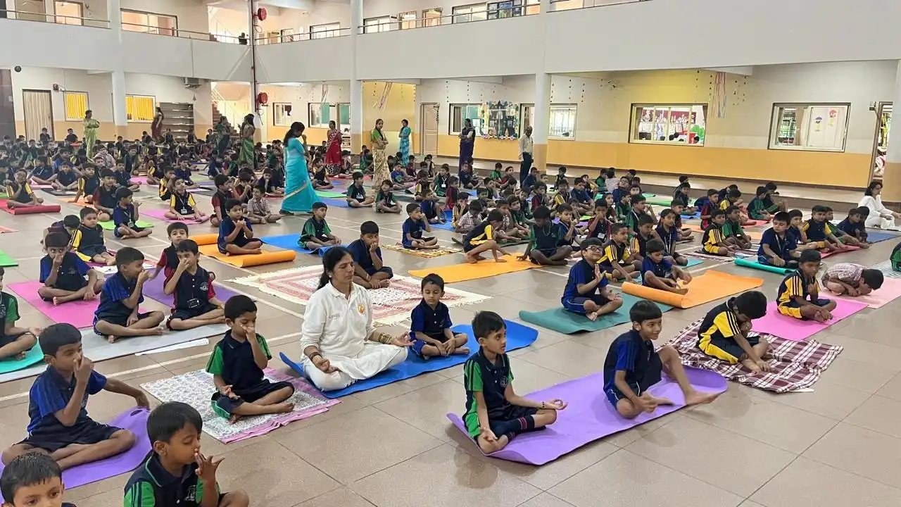 Vidyodaya Public School Udupi International Yoga Day