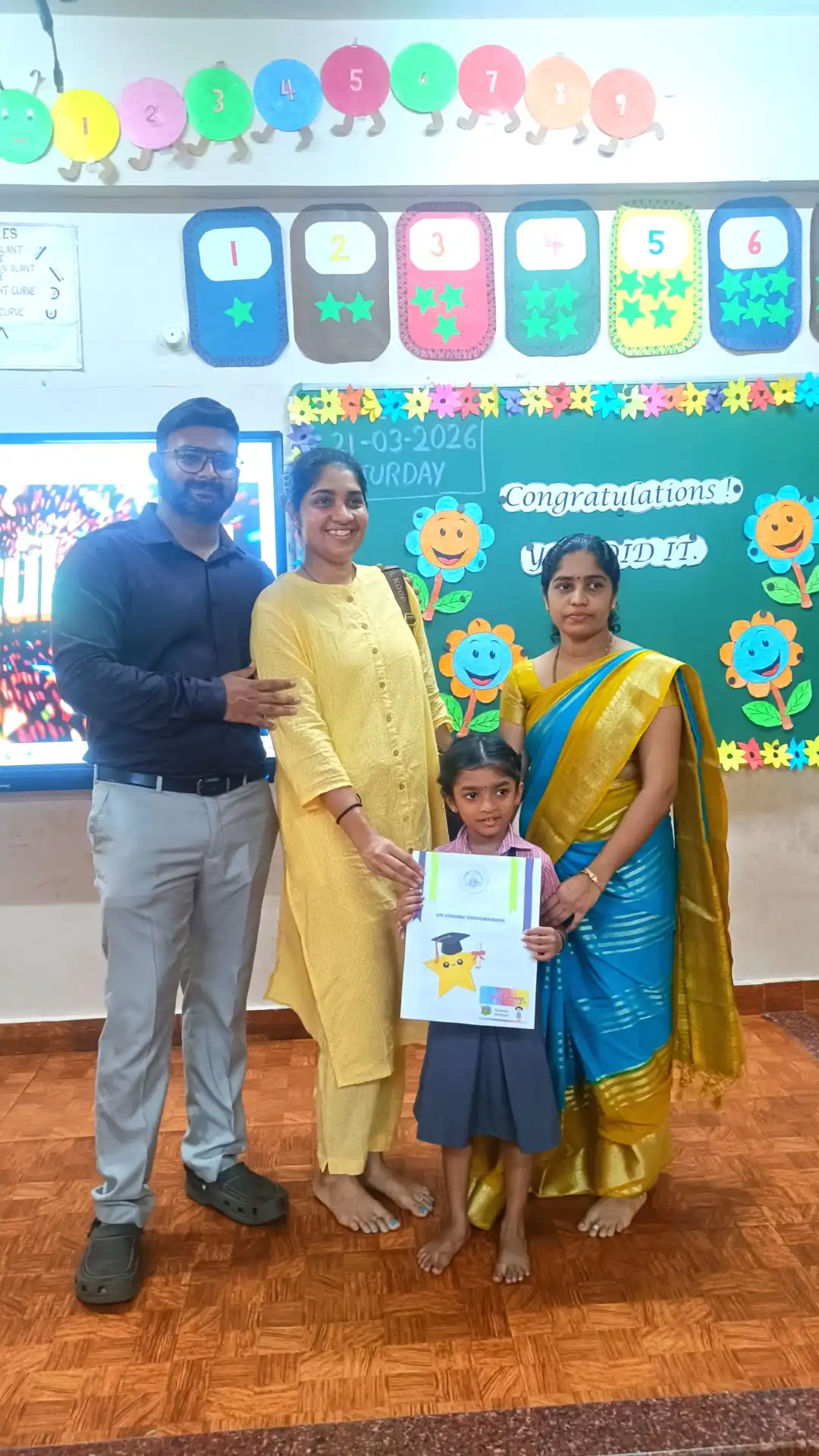 UKG Graduation Day 2026 and Merit Certificate Distribution at Vidyodaya Public School