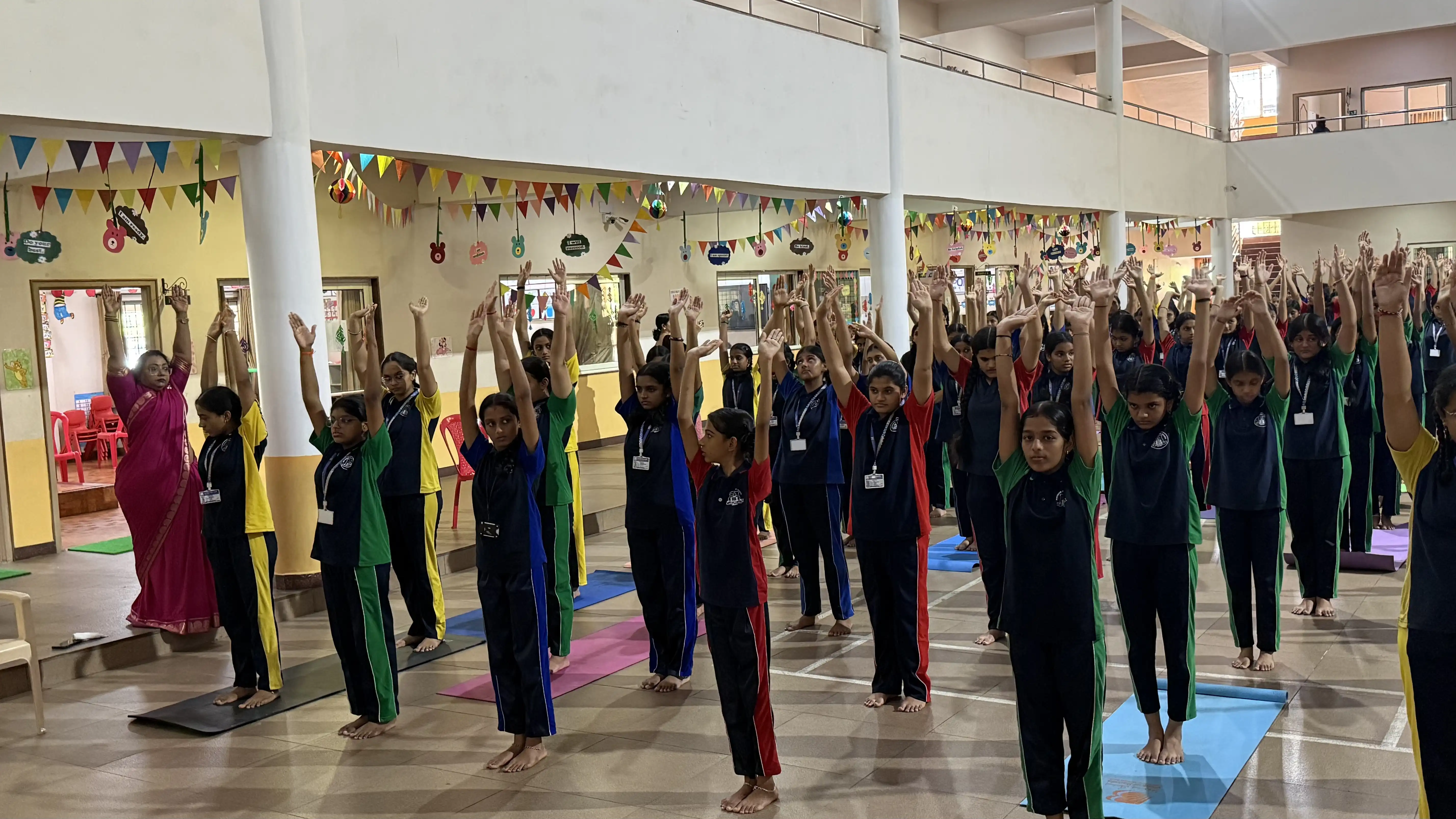 International Yoga Day celebration at Vidyodaya Public School