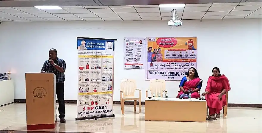 Vidyodaya Public Shcool Udupi - LPG Usage Awareness Programme
