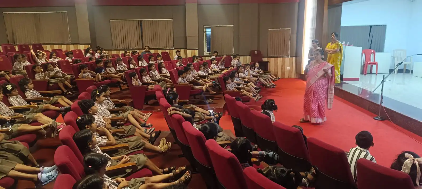 Vidyodaya Public School Pre-Primary students participating in World Blood Donor Day activity