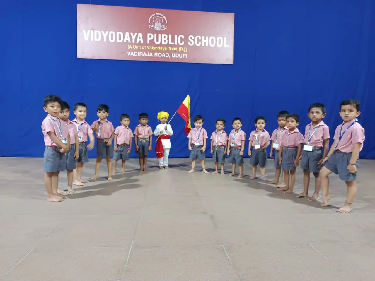 Karnataka Rajyotsava Celebration at Vidyodaya Public School Udupi
