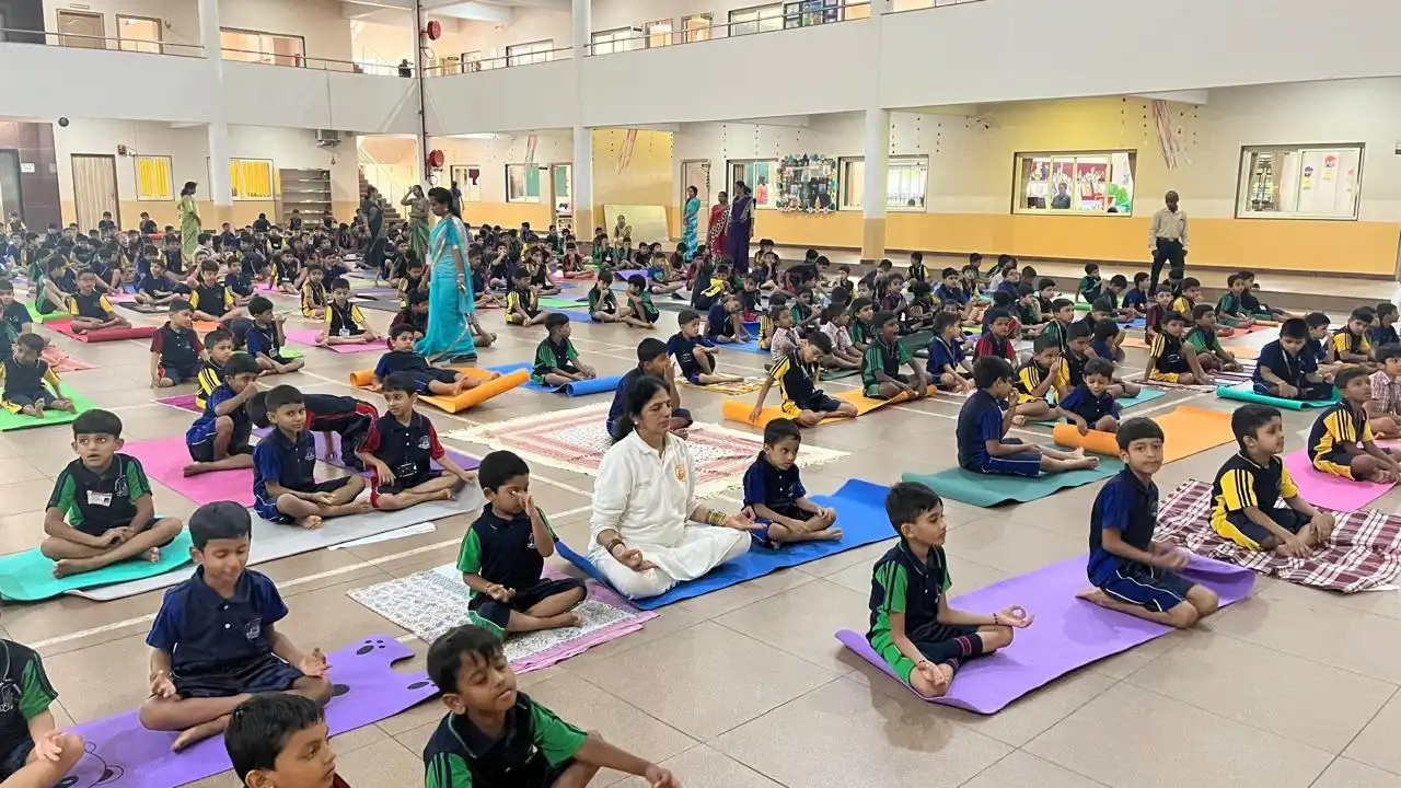 Vidyodaya Public School Udupi International Yoga Day