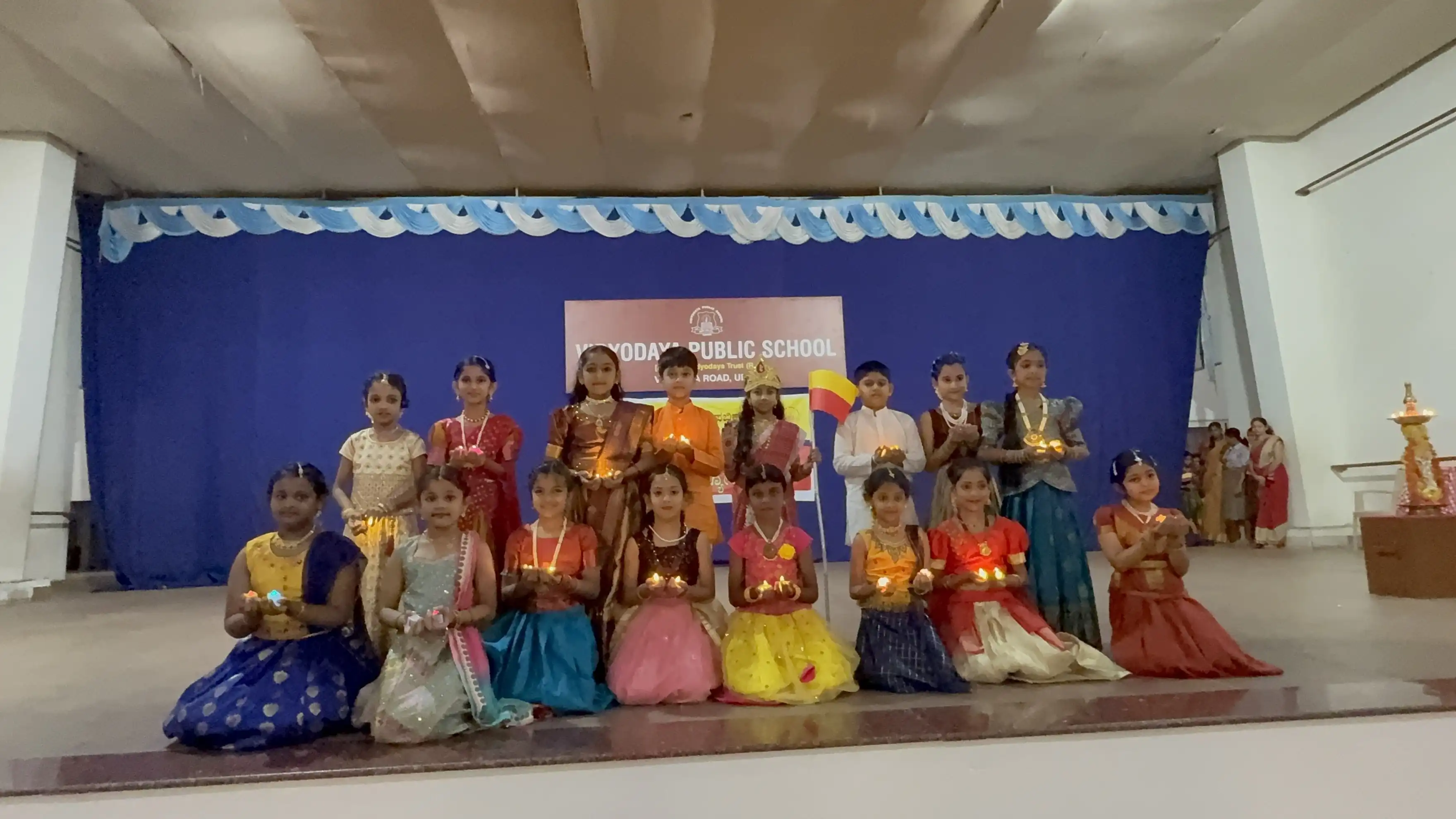 Karnataka rajyotsava celebrations at Vidyodaya Public Shcool, Udupi