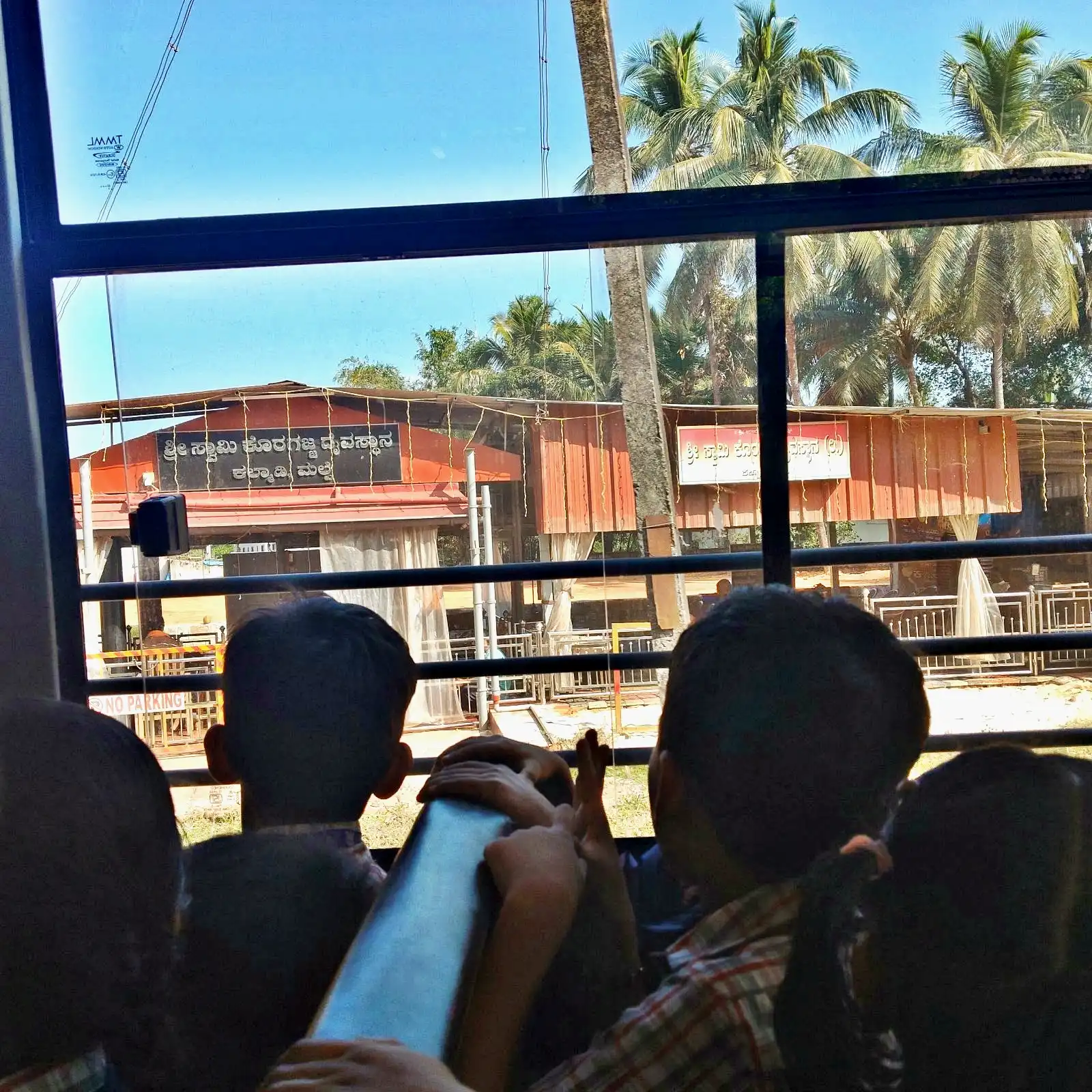 Pre-primary students enjoying Jolly Drive at Vidyodaya Public School