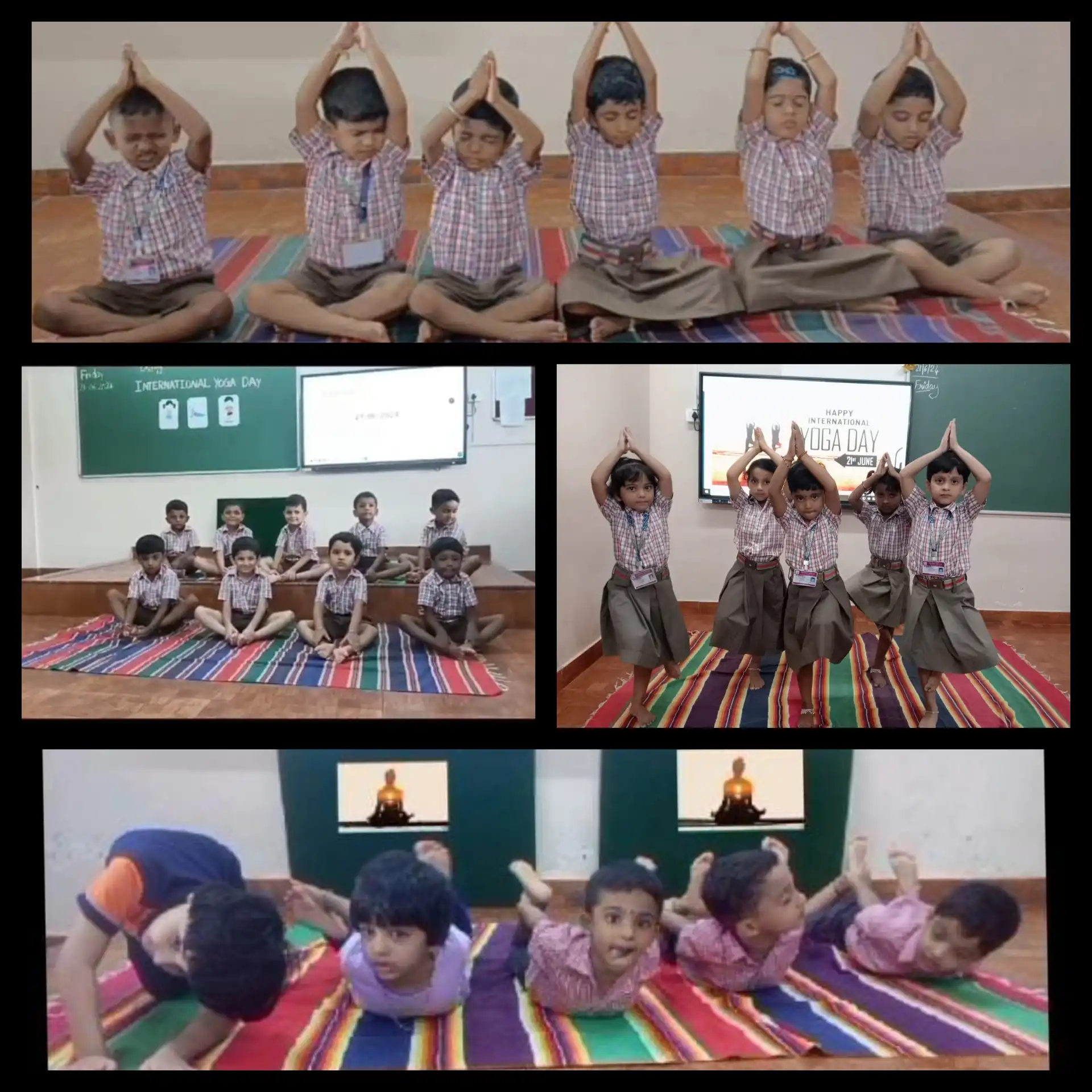 Vidyodaya Public School Udupi International Yoga Day