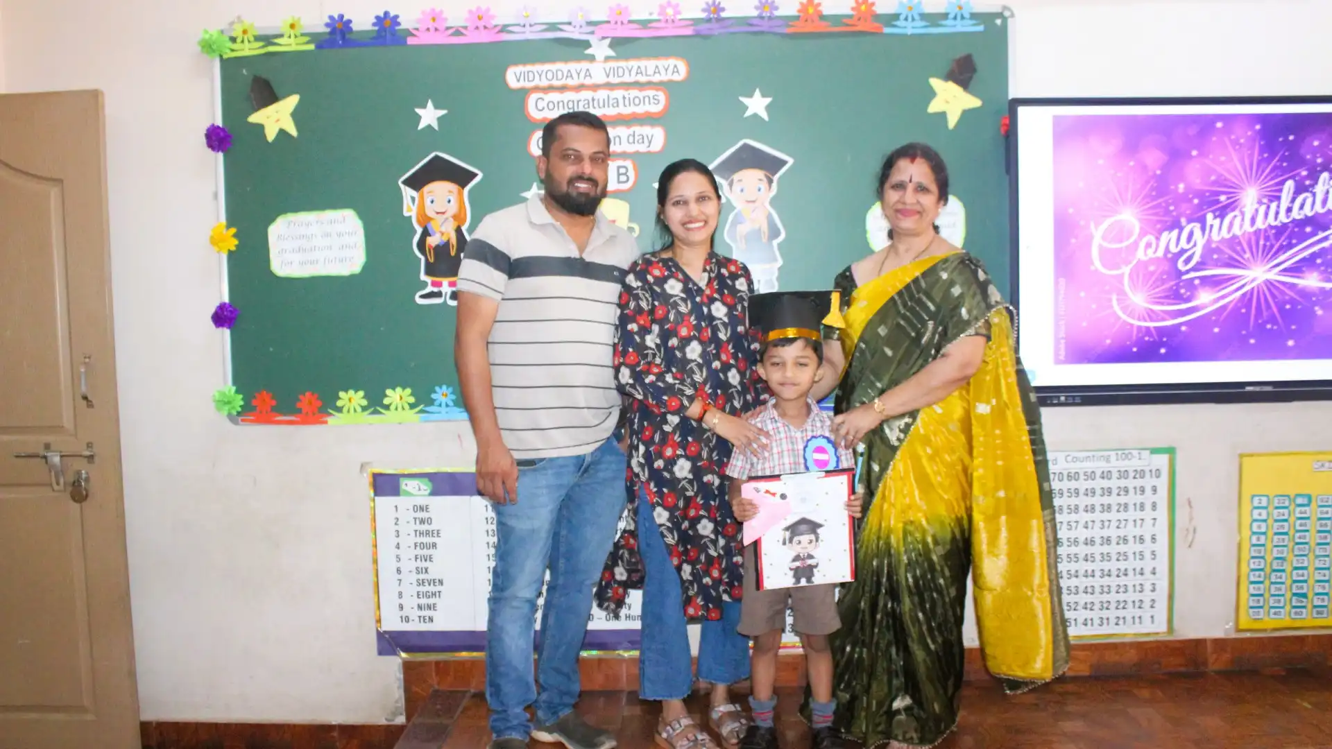 UKG Graduation Day 2026 and Merit Certificate Distribution at Vidyodaya Public School