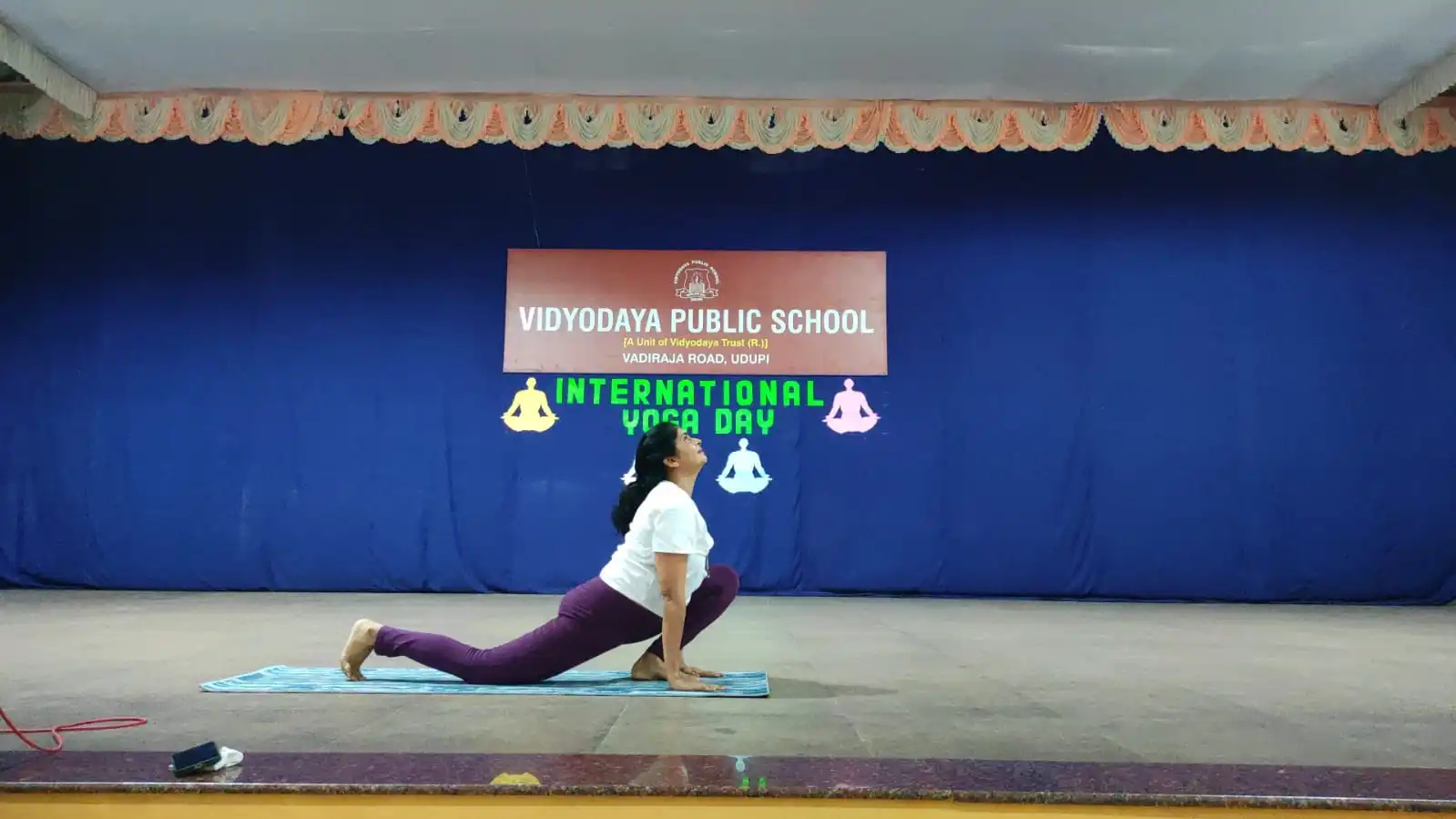 International Yoga Day celebration at Vidyodaya Public School