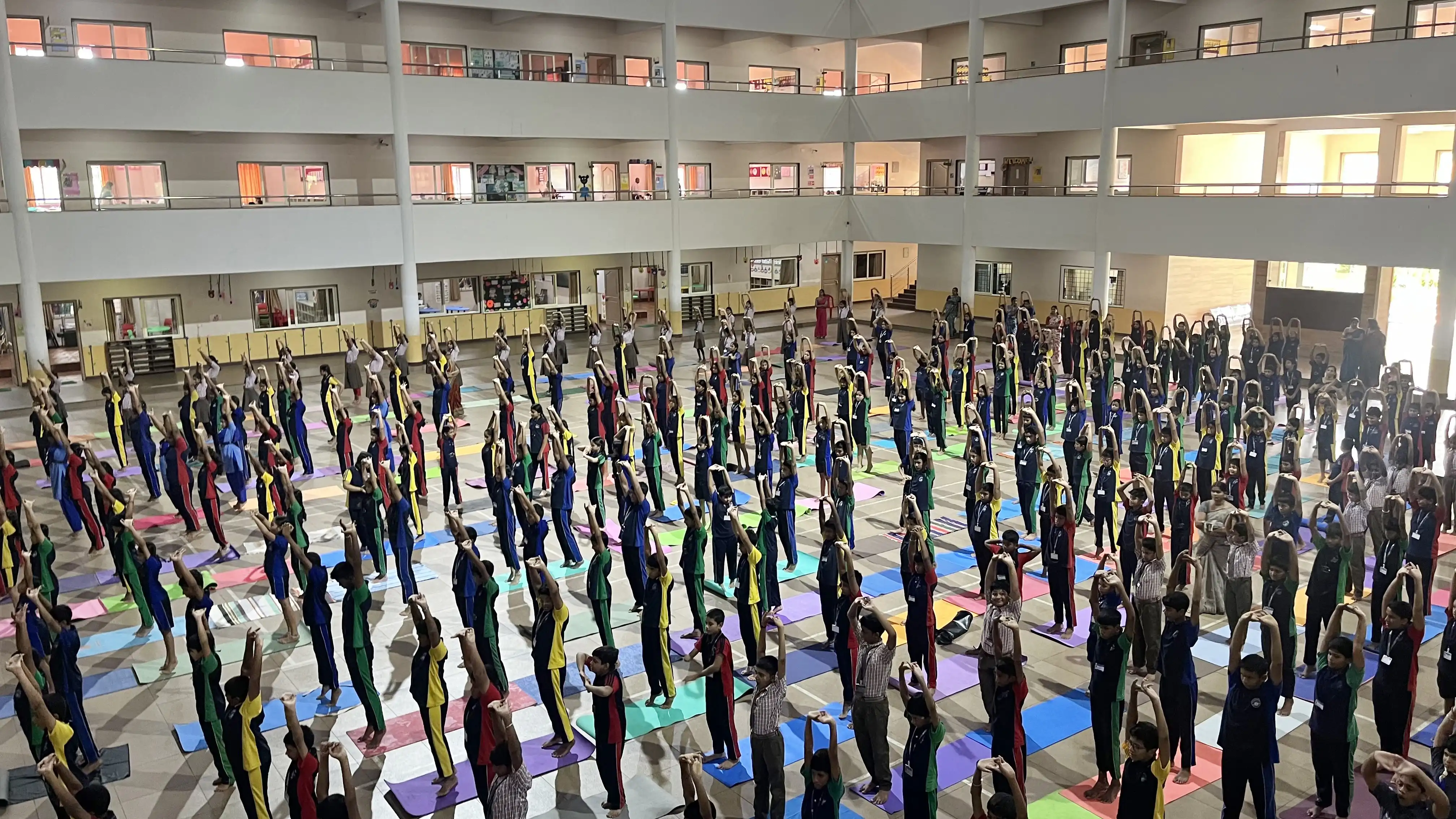 International Yoga Day at Vidyodaya Public School Udupi