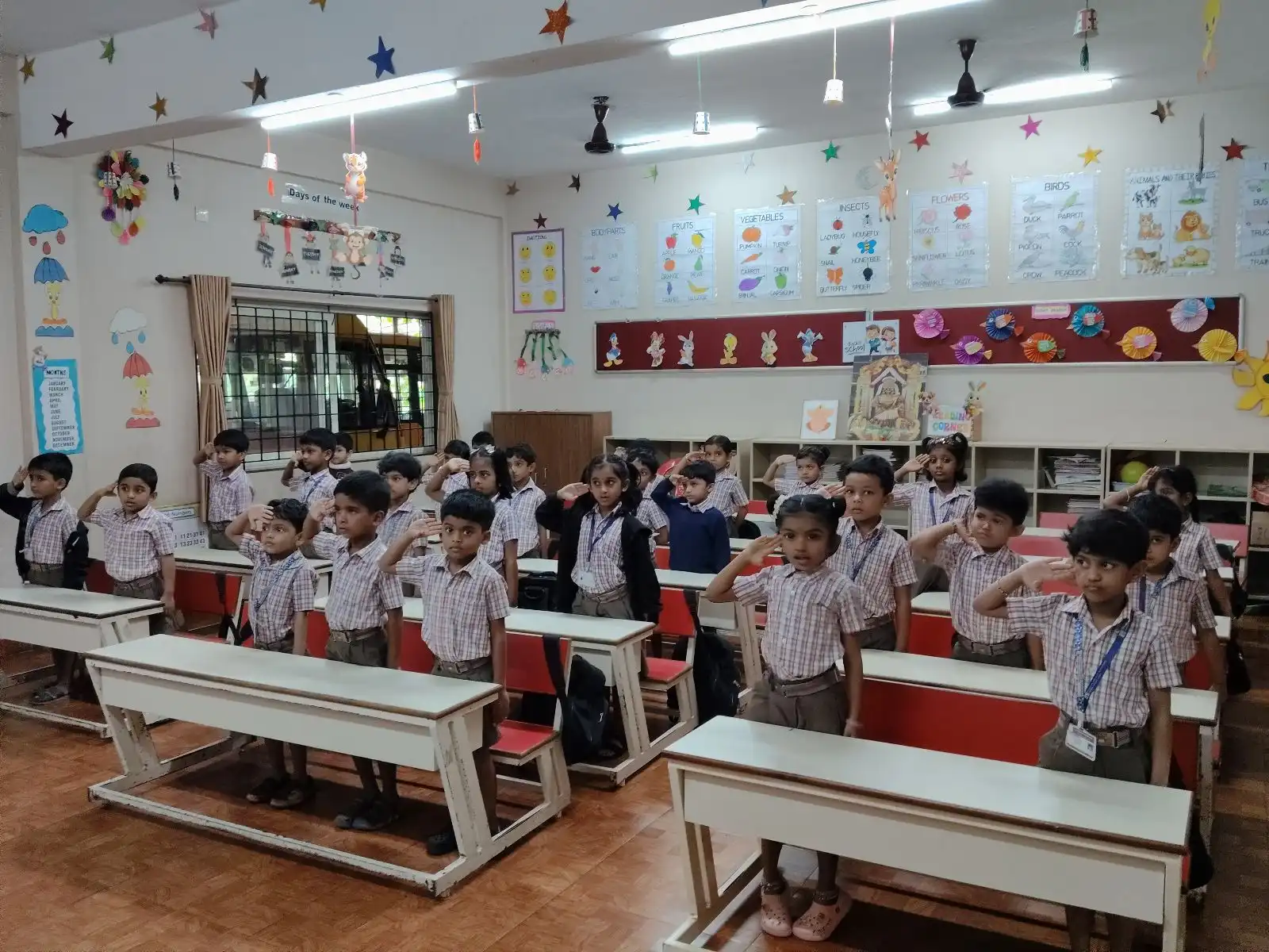 Vidyodaya Public School Udupi celebrating Kargil Vijay Divas